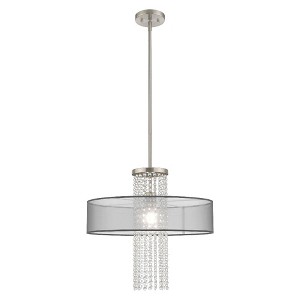 Livex Lighting Bella Vista 1 - Light Chandelier in  Brushed Nickel - 1 of 1