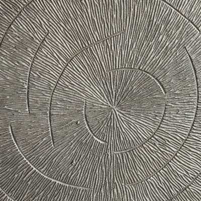 Laverford Black and Chrome Round Metal End Table