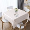 Jacquard Table Cloth Heavy Weight Damask Fabric Tablecloth - 2 of 4