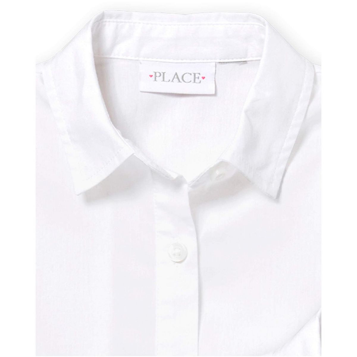 The Children's Place Girls Uniform Short Sleeve Button Up Shirt 2-Pack - thumbnail 2
