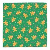 CTM Gingerbread Man and Candy Cane Christmas Holiday Print Bandana - 3 of 4