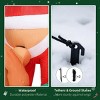 TopComfy Decorative Holiday Scene Props Christmas Decoration Hanging Christmas Inflatable Santa with Dog for Yard, Multicolored, 9.06"*4.33"*11.43" - 4 of 4