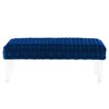 Modway Prologue Woven Performance Velvet Ottoman - 4 of 4