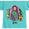 Girls' - Barbie - Be The Boss Barbie Fitted Short Sleeve Graphic T-Shirt - 2 of 4