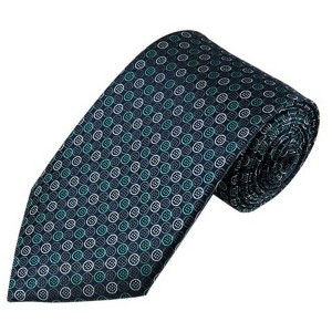 Men's Geometric 3.35 Inch Wide And 58 Inch Long Woven Neckties - 1 of 4