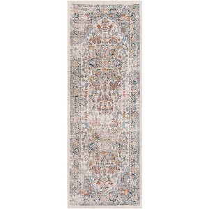 Mark & Day Bishop Hill Woven Indoor and Outdoor Area Rugs Dark Blue - 1 of 4