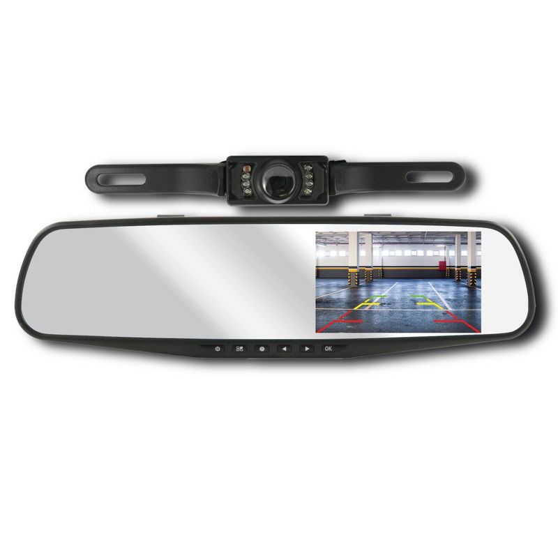 Armor All Rearview Mirror Dash/Backup Camera, 3 of 8