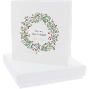 Pavilion Gift Company - Merry Christmas - 5mm Sterling Silver Cubic Zirconia Stud Earrings - Earrings - 1 of 4