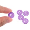 Unique Bargains Resin Snap Fastener Round Flat 4-Hole Sewing Buttons 10 Pcs - 4 of 4