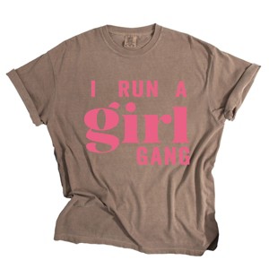 Simply Sage Market I Run A Girl Gang Garment Dyed Tee - 1 of 4