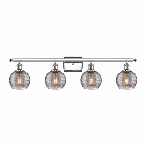 Athens Deco Swirl - 4 Light Bath Vanity In Industrial Style-9 Inches Tall and 36 Inches Wide - 1 of 1