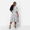 Rebdolls Women's Arya Floral Print Skater Midi Dress W. Pockets - 3 of 4