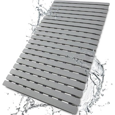 FENCY Shower Mat Non Slip Bathtub Mat with Suction Cups
