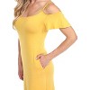 Women's Cold Shoulder Lexi Maxi Dress with Pockets - White Mark - 2 of 4