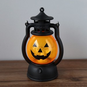 MyKids-USA Halloween Vintage Hanging Oil Lamp Electronic Candle Pumpkin Light 4 pieces set - 1 of 4