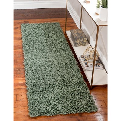Unique Loom Davos Shag Solid Indoor Woven Area Rug
