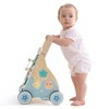 Robotime Dollhouses Wooden Baby Push Walker, Ocean Themed Wooden Baby Walker with Wheels,Push Toy for Boys Girls, Blue, 12.91"*5.04"*15.87" - 3 of 4