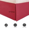 Tailored 14" Drop Bed Skirt, 100% Brushed Microfiber by Sweet Home Collection® - 3 of 4