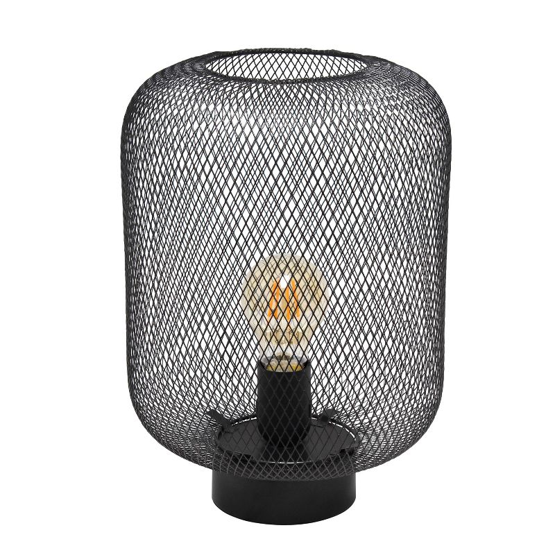 Metal Mesh Industrial Table Lamp - Simple Designs, 1 of 11
