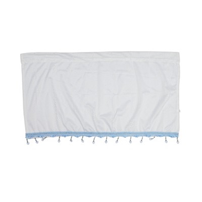 Unique Bargains Kitchen Curtains Short Kitchen Curtains with Eyelets 39.37"L x 19.69"W White