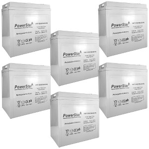 PowerStar 6-Volt Golf Cart Batteries Replaces Trojan Battery 6V/200Ah T-105 - 1 of 1