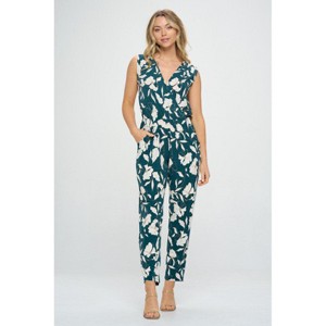 WEST K Women's Naima Sleeveless V-Neck Elastic Waist Jumpsuit - 1 of 4