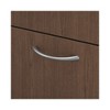 HON Mod Support Pedestal, Left or Right, 2-Drawers: Box/File, Legal/Letter, Sepia Walnut, 15" x 20" x 20" - 2 of 4