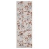 Modern Leaves Pattern Area Rug Botanical Print Washable Rugs for Living Room Bedroom Non-Slip Low Pile Floor Carpet - 3 of 4