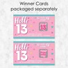 Big Dot of Happiness Girl 13th Birthday - Official Teenager Birthday Party Game Scratch Off Cards - 22 Count - 3 of 4