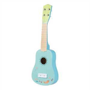 TopComfy Toy Guitars and String Instruments Kids Ukulele Premium Basswood Body With Nylon Strings With Accessories For Kids, Blue, 7"*2.5"*21" - 1 of 4