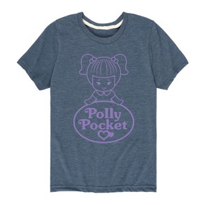 Boys' - Polly Pocket - Logo And Doll Short Sleeve Graphic T-Shirt - 1 of 4