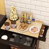 Kitchen Island Cart With Storage, Rolling Kitchen Storage Island On Wheels With Towel Rack And Spice Rack, Drawer, Worktop For Dining Room Kitchen - 2 of 4
