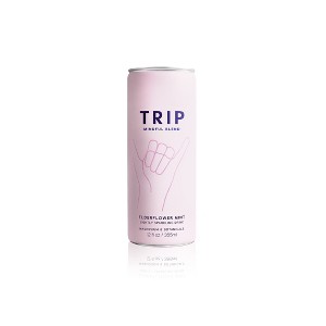 Trip Mindful Blend Elderflower Mint Lightly Sparkling Botanical - 12 fl oz Can - 1 of 4