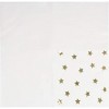 Juvale 50-Pack Gold Foil Star Disposable Paper Cocktail Napkins 5", Birthday Bridal Shower Party Supplies - 4 of 4