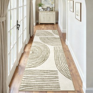 Washable Rug Modern Rug with Non Slip TPR Backing, Soft Non Shedding Floor Covering - 1 of 4
