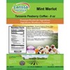 Larissa Veronica Mint Merlot Tanzania Peaberry Coffee (Gourmet, Naturally Flavored, Whole Coffee Beans) (8 oz, ZIN: 566757) - 2 of 4