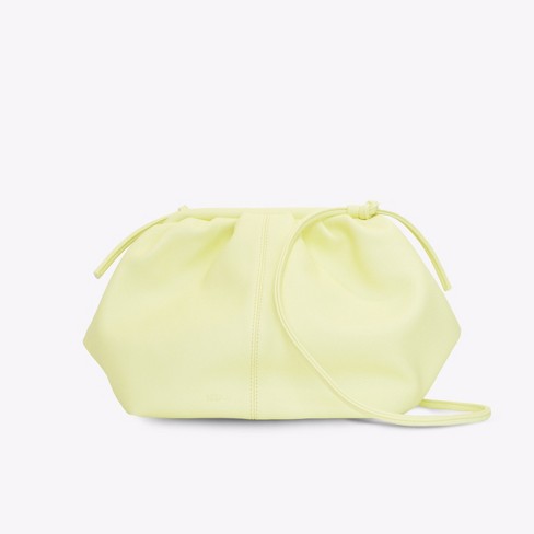 MERSI Clara Cloud Crossbody Bag & Clutch - Lime Yellow