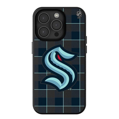 Keyscaper NHL Plaid MagSafe Compatible Cell Phone Case for iPhone 15 Plus