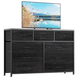 10 Drawers Fabric Dressers for Bedroom, Modern Chest of Drawers - 1 of 4