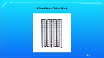 Natural Wood Shoji 3-Panel Folding Room Divider