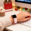 HTUTWOO Christmas Apple Watch Band, Soft Silicone Sport Strap 38/40/41/42/44/45/49mm for iWatch Series 10 9 8 7 6 5 4 3 2 SE Ultra - 4 of 4