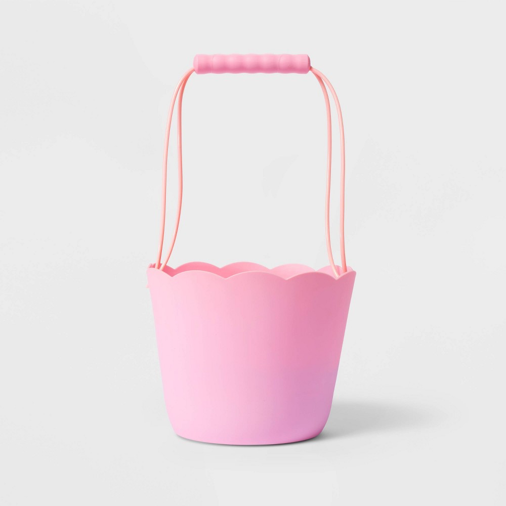 Large Easter Pink Silicone Basket - Spritz™ 12 pack 