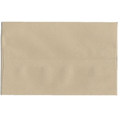 JAM Paper A10 Passport Invitation Envelopes 6 x 9.5 Sandstone Brown Recycled 83736I