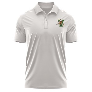 University of Vermont Adult Polo Left Chest Logo, Athletic Heather - 1 of 4
