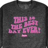 Men's - Barbie - Best Day Ever Graphic Fleece Sweatshirt - 2 of 4