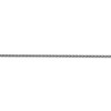 Black Bow Jewelry 1.5mm, 14k White Gold, Solid Parisian Wheat Chain Anklet - 2 of 4