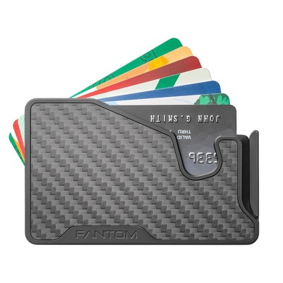 Fantom S Wallet, NOW 20% off  Slim, Holds 5 to 10 cards, Carbon Fiber RFID protection S10-R-CF