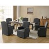 Arnold dining chair Set of 6 roll arms|ARTFUL LIVING DESIGN - 2 of 4