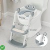 Adjustable Height Potty Training Seat with Step for Toddlers As a Potty Training Toilet Anti-Slip Safe Pads - 2 of 4