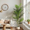 TopComfy Artificial Trees 78.5in Artificial Palm Tree Tall Fake Palm Tree Large Palm Plant Faux Palm Tree for Indoor Decor, Green, 41"*41"*78.5" - 2 of 4